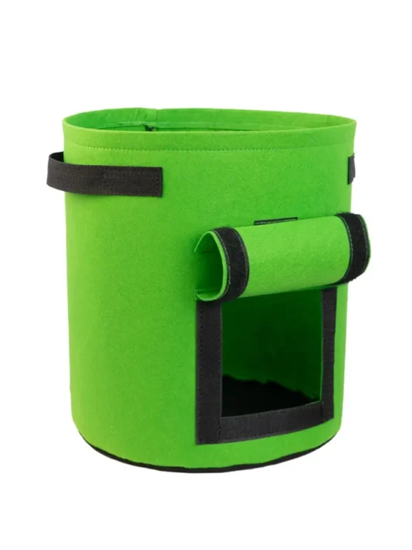 1PC Felt Potato Planting Bag Large Diameter Vegetable Plant Seedling Bag Non-Woven Felt Potato Growing Bucket - obrazek 7