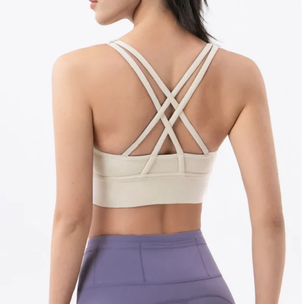 Women Fitness Yoga Bras Race Back Sports Bras Nylon Top Women Bra Sexy Breathable Underwear For Women Gym - obrazek 17