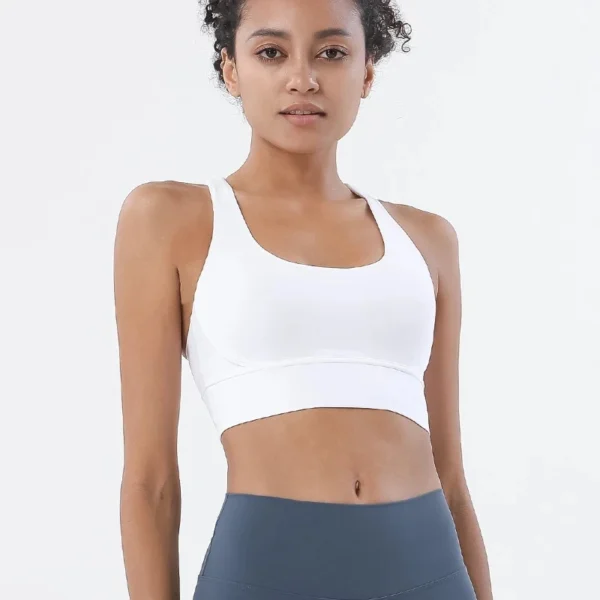 Women Fitness Yoga Bras Race Back Sports Bras Nylon Top Women Bra Sexy Breathable Underwear For Women Gym - obrazek 20