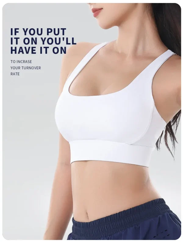 Women Fitness Yoga Bras Race Back Sports Bras Nylon Top Women Bra Sexy Breathable Underwear For Women Gym - obrazek 11