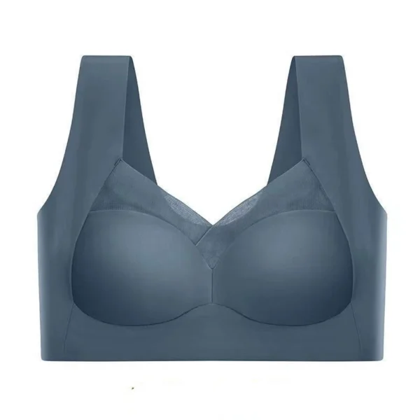 Women's Sexy Sports Bra Seamless Elastic Shockproof Yoga Underwear Fitness Vest Bralette - obrazek 4