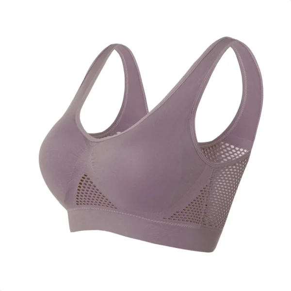 Seamless Mesh Women Sports Bras Fitness Gym Running Underwear Shockproof Bra Wireless 6XL Plus Size Crop Top Breathable Yoga Bra - obrazek 12