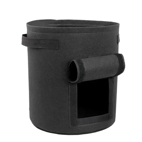 1PC Felt Potato Planting Bag Large Diameter Vegetable Plant Seedling Bag Non-Woven Felt Potato Growing Bucket - obrazek 9