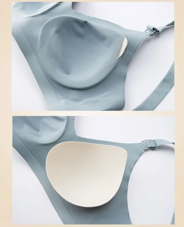 Seamless Bra Women Comfort Lingerie Sports Padded Tops Sexy Wireless Underwear Soft Support Bras Wide shoulder straps Intimates - obrazek 15