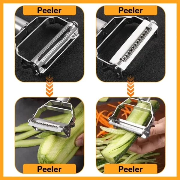 Whirlwind Potato Spiral Cutter Potato Tower Making Machine Vegetable Slicer Creative Vegetable Tools Kitchen Accessories Gadgets - obrazek 27